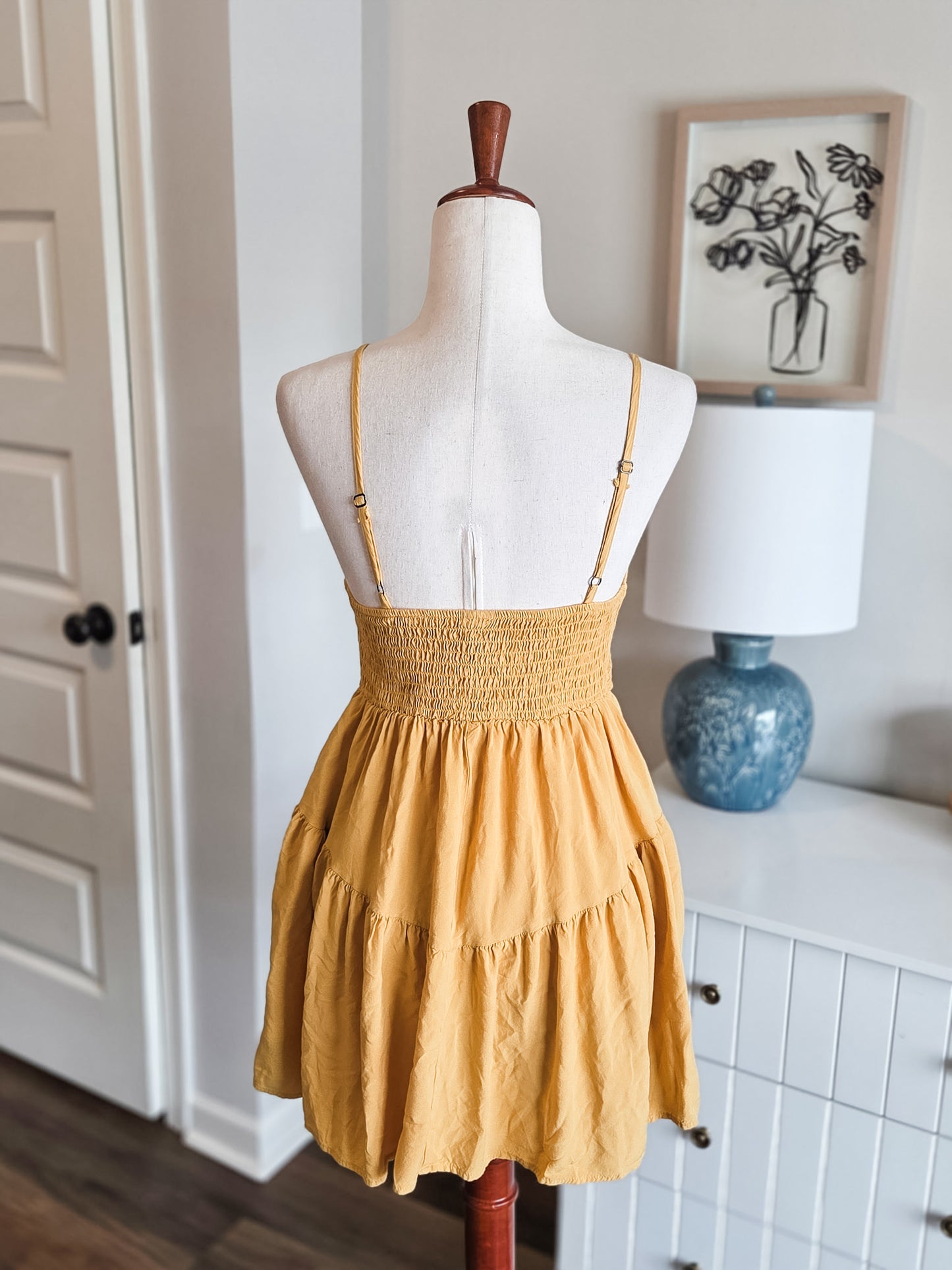 Mustard Tunic/Mini Dress S