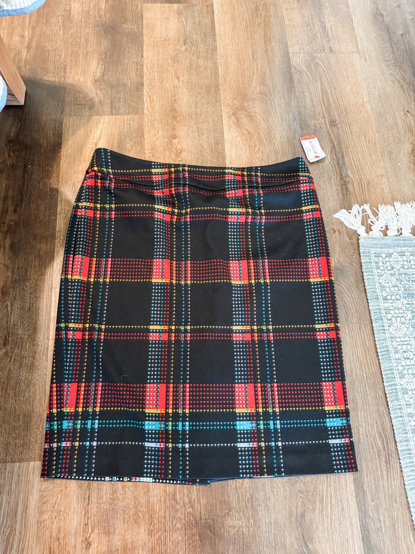 Multi Color Plaid Skirt 14