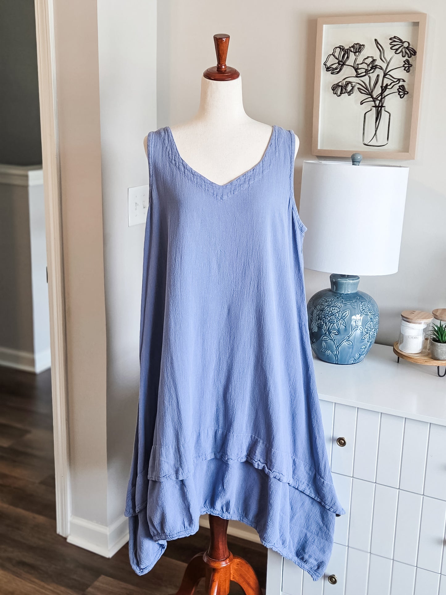 Blue Gauze Jumper L-XL