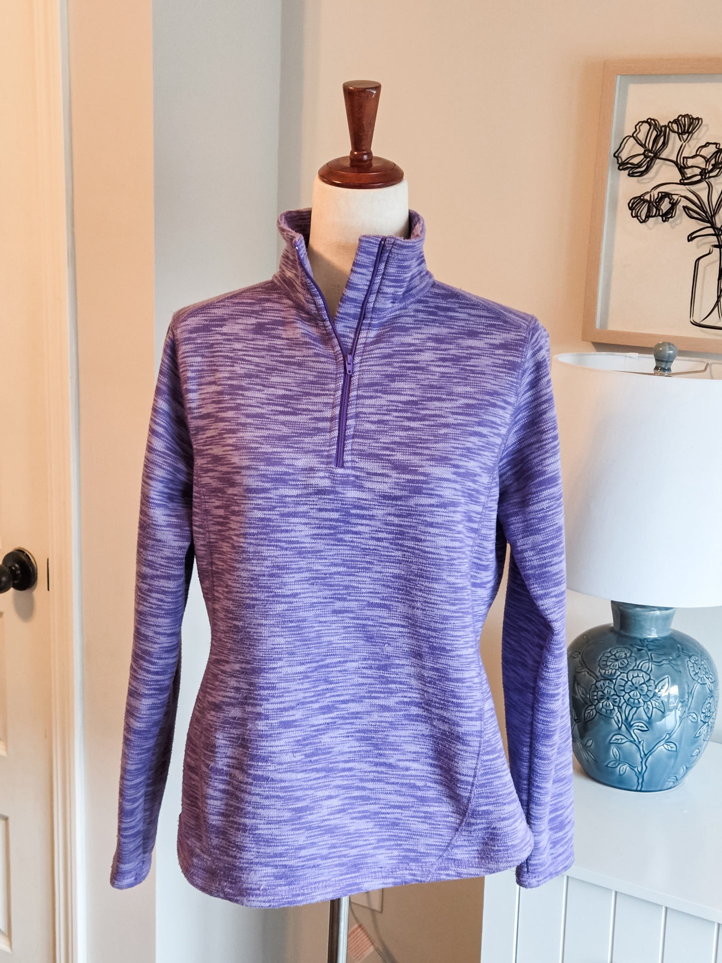 Purple Quarter Zip L