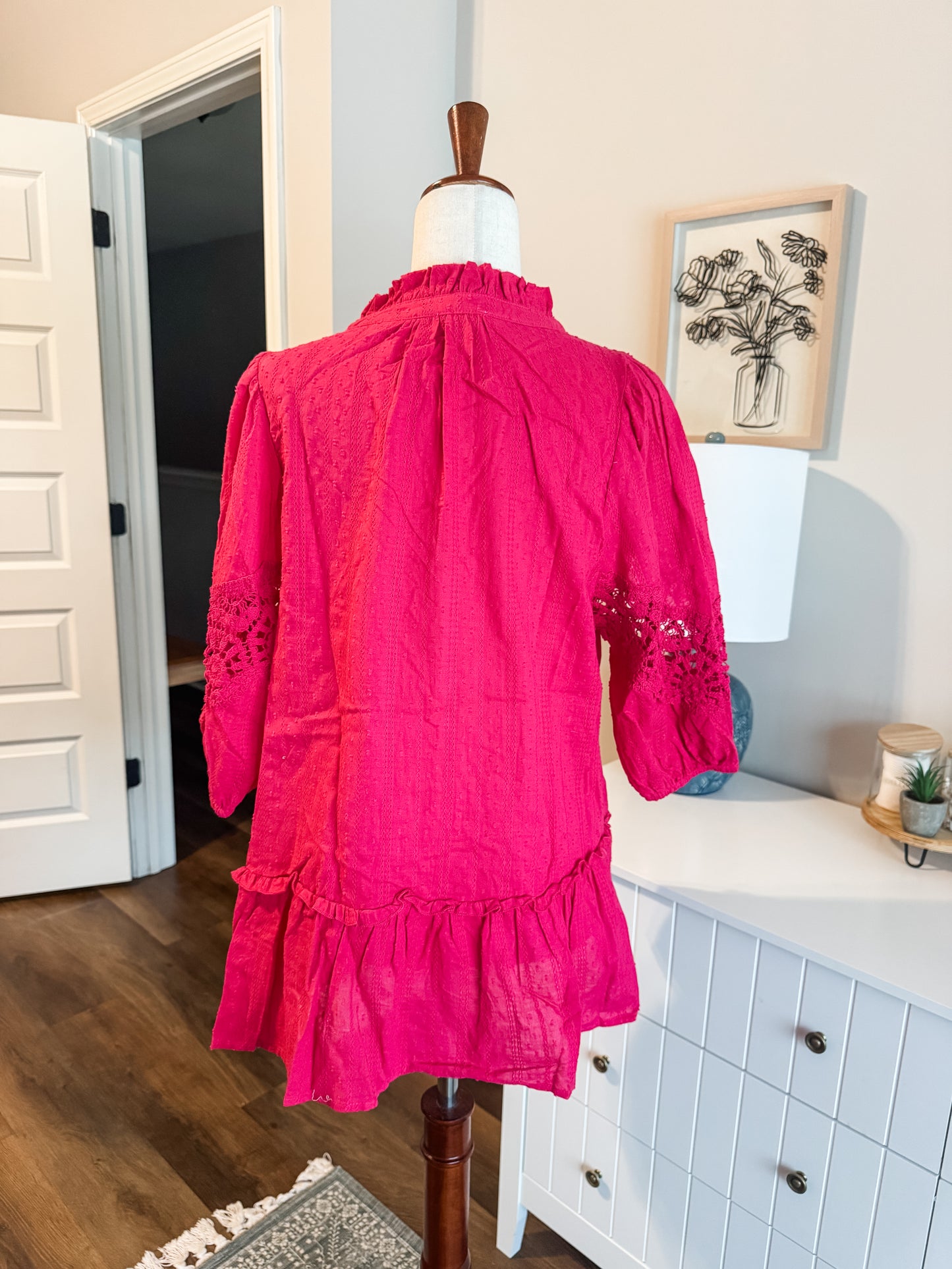 NEW Hot Pink Cotton Top