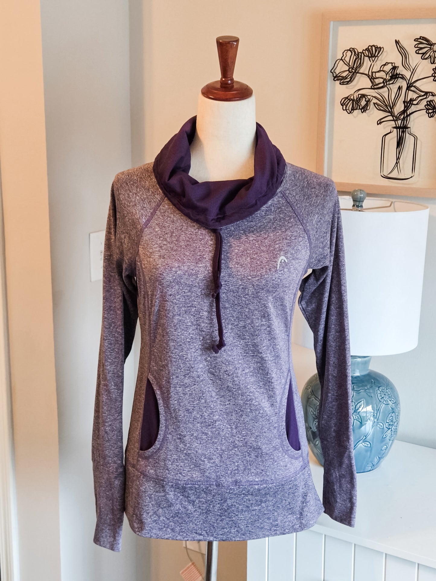 Purple Athletic Pullover XS