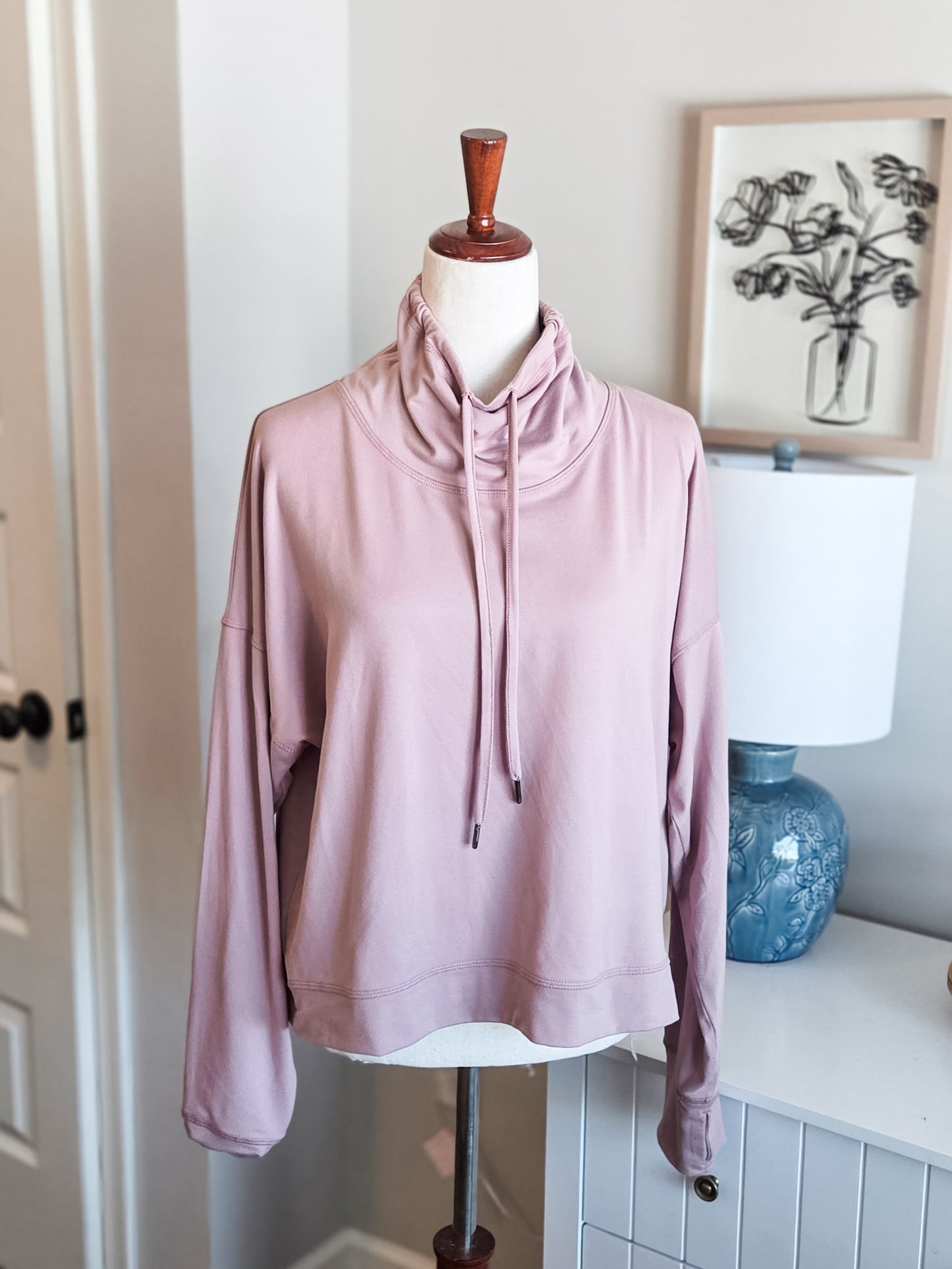 Mauve Cowl Neck Top XL/1X