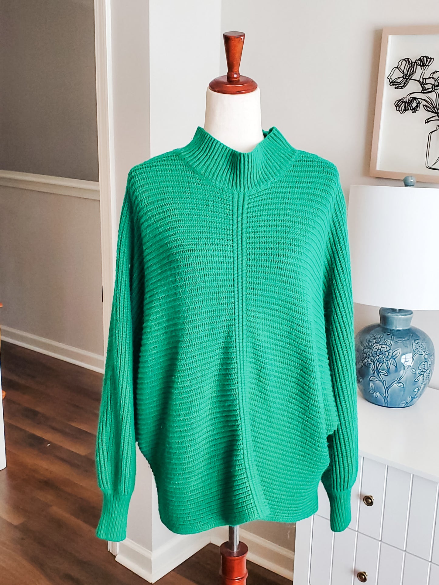Kelly Green Sweater 0X