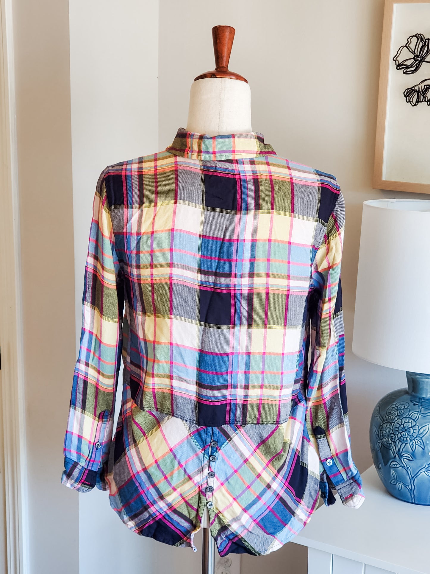 Multi Color Plaid Button Up SP
