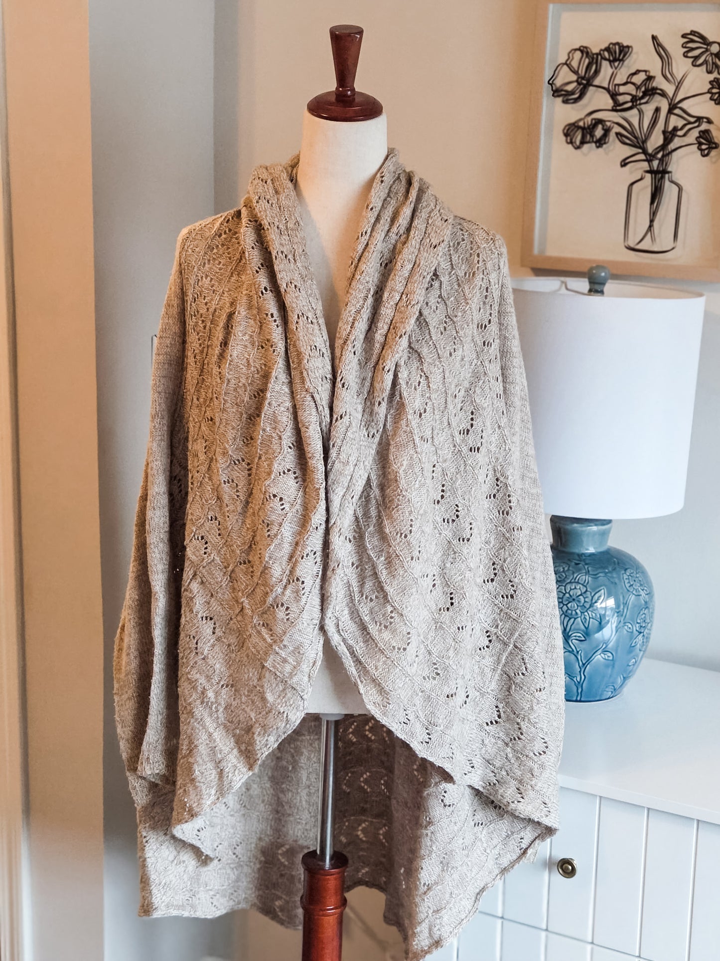 Tan Cardigan 2X