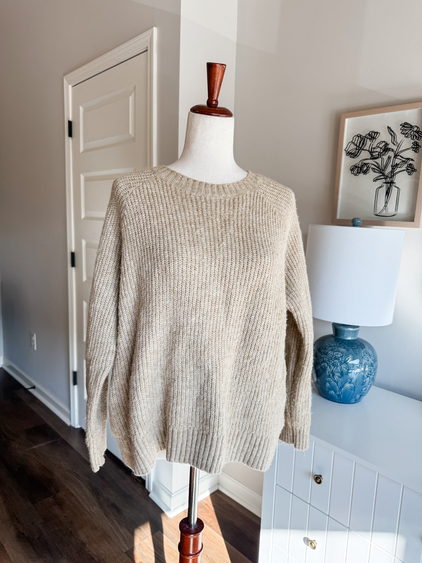 Tan Sweater L