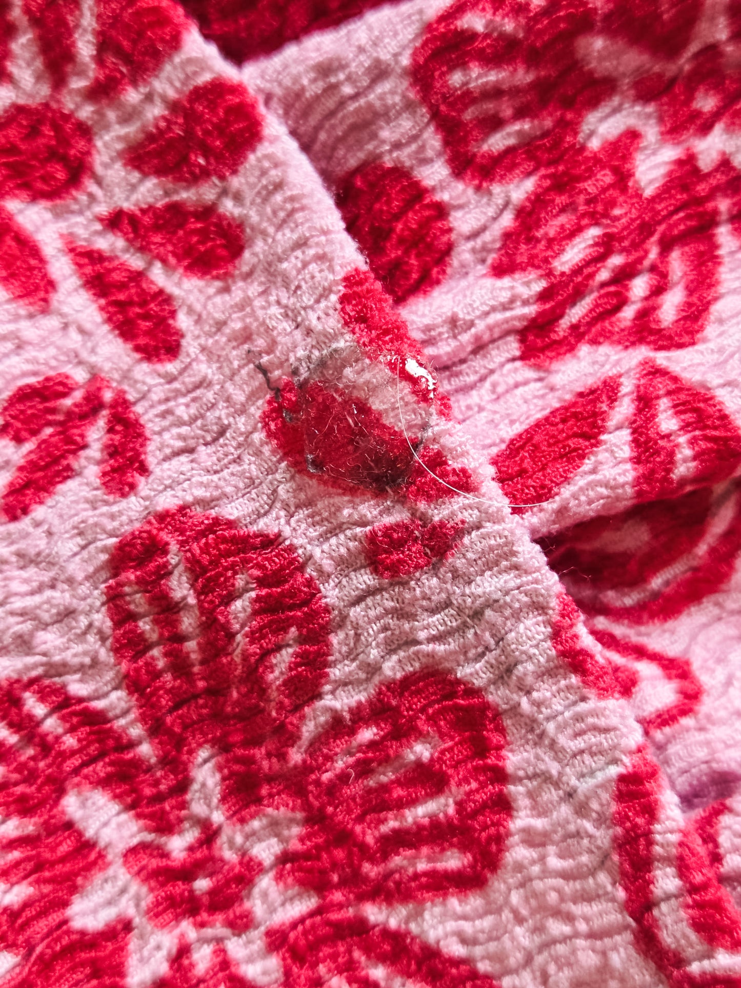 Pink Red Floral Skirt 5T