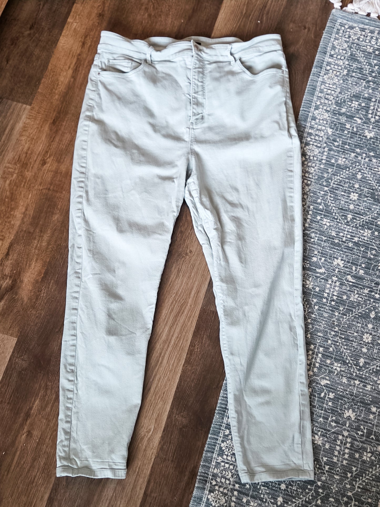 Pale Green Pants 16