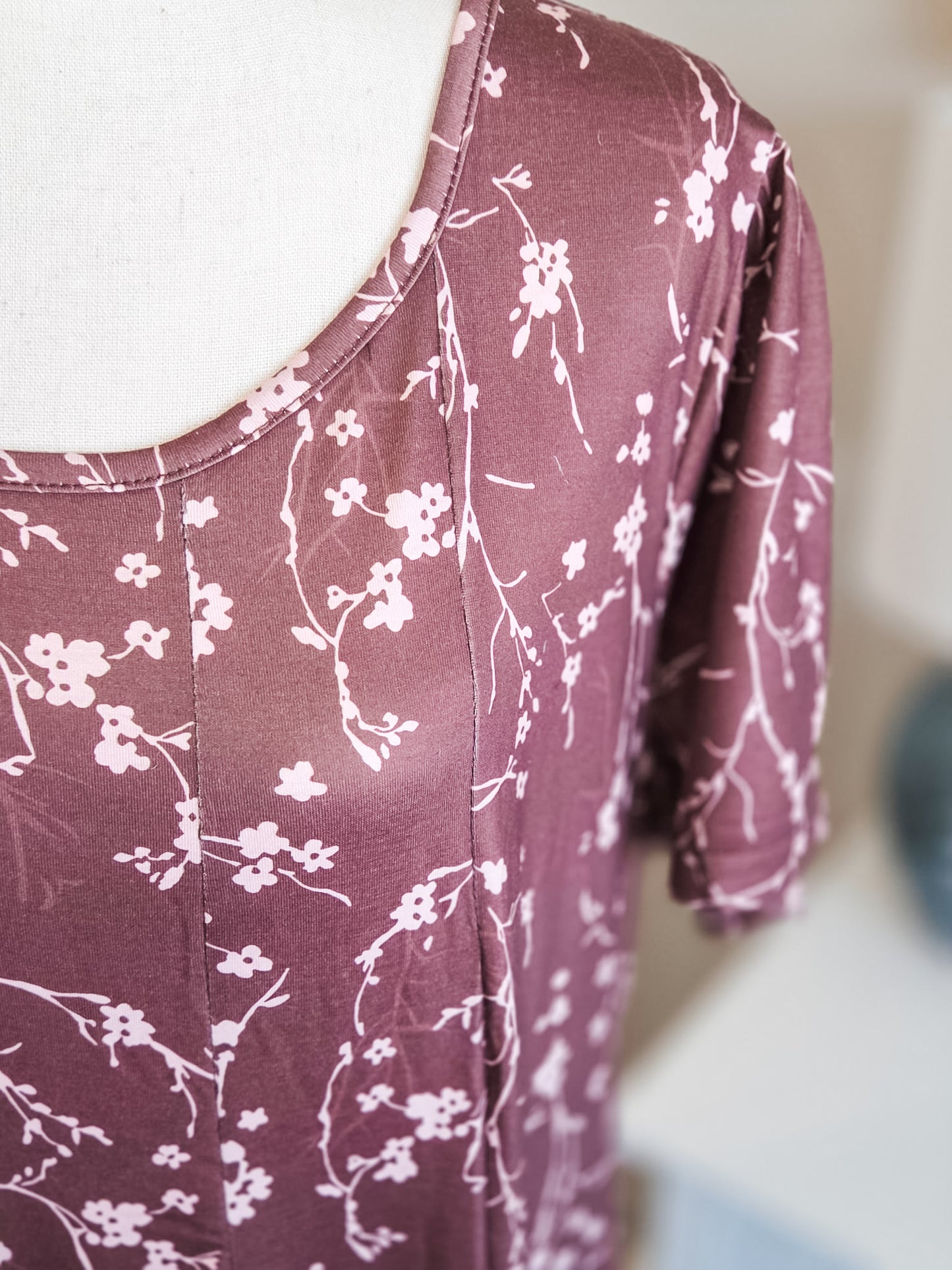 NWT Brown Floral Dress 2X