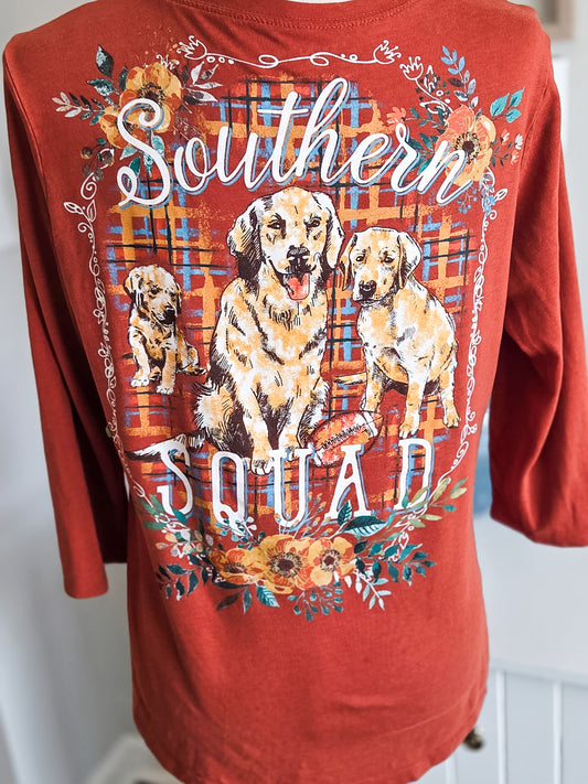 Orange “Southern Squad” Tee S