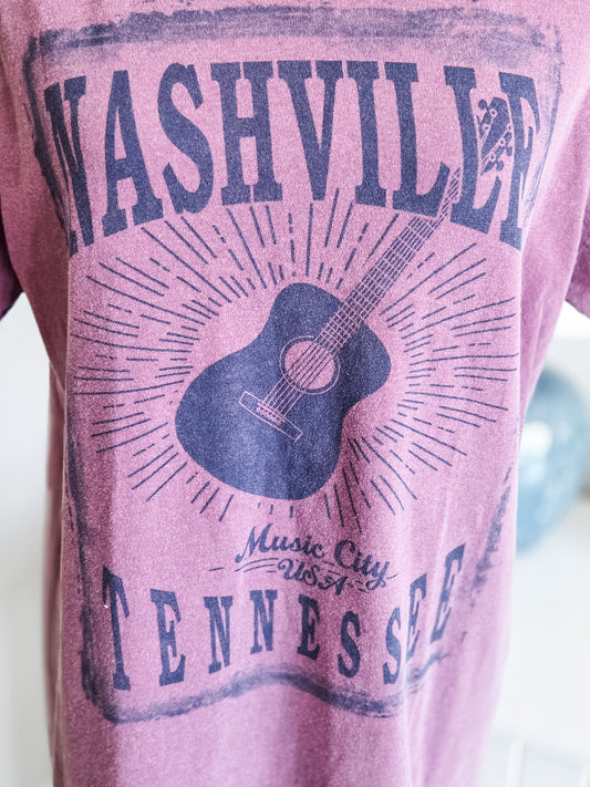 Purple Nashville Tee M