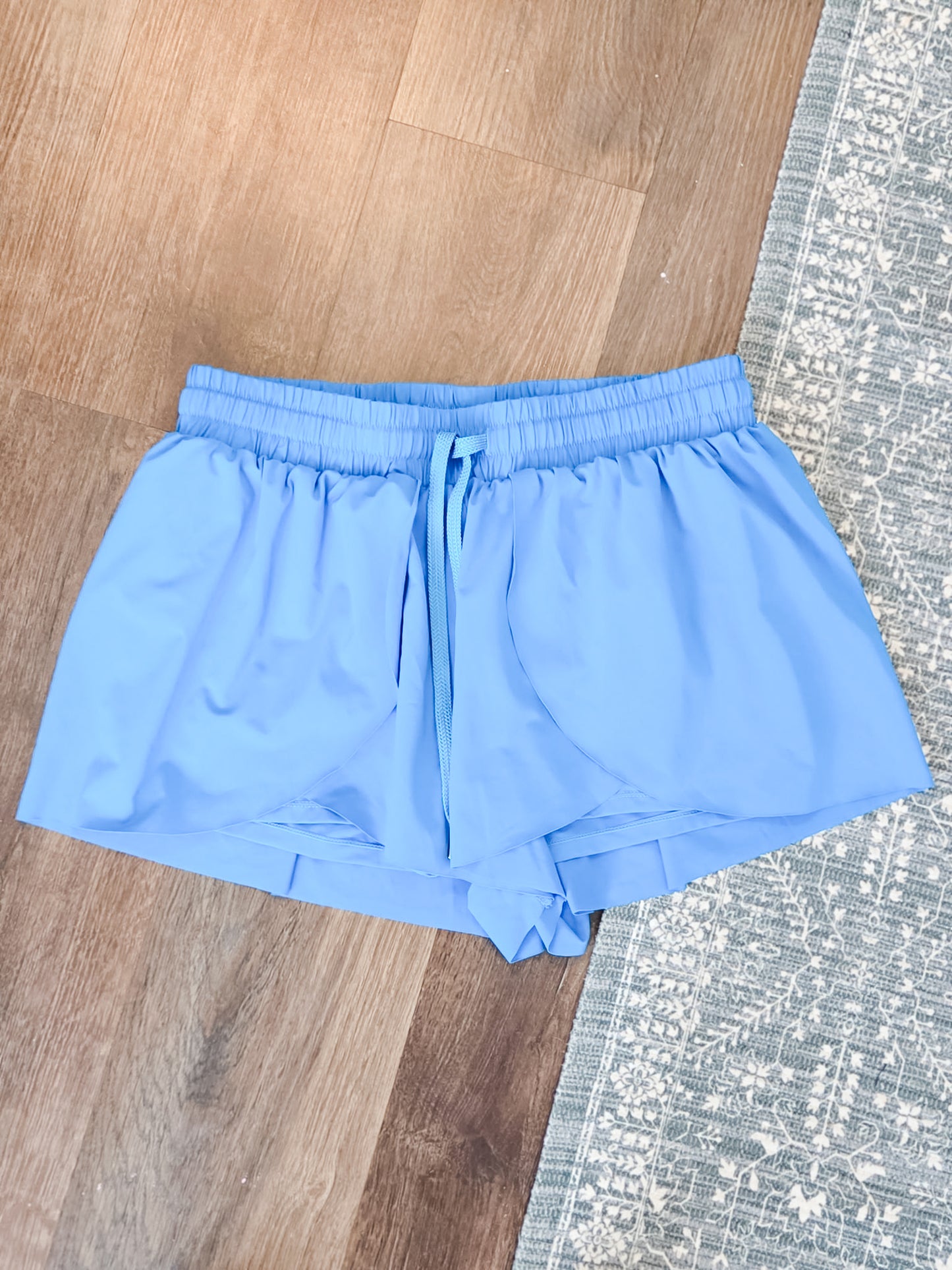 Bright Blue Athletic Shorts L