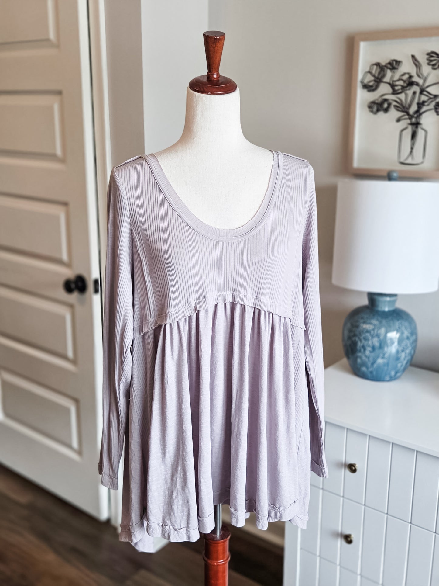 Dusty Lilac Top 1X
