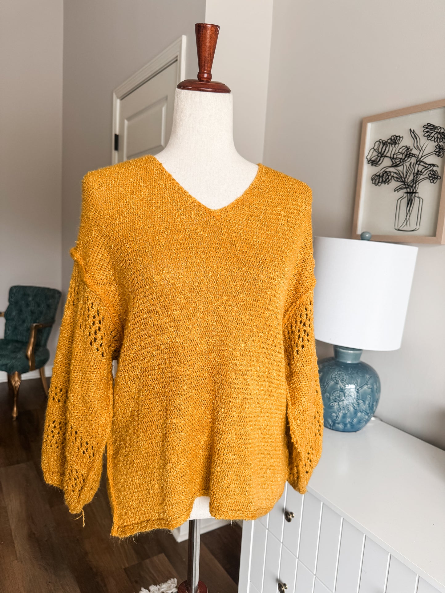 Mustard Sweater M/L