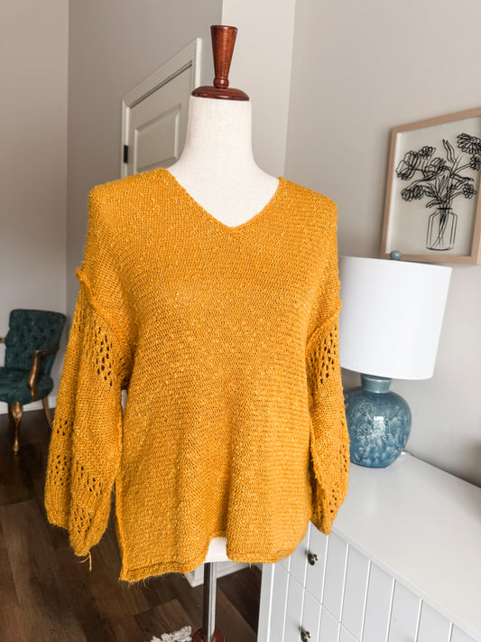 Mustard Sweater M/L
