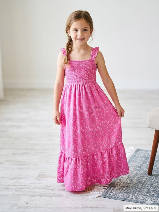 Fuchsia Maxi Dress Youth S