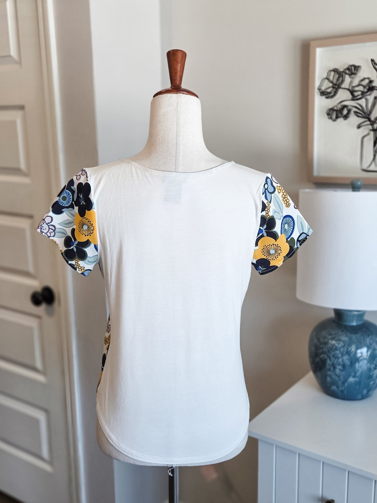 White Floral Top SP