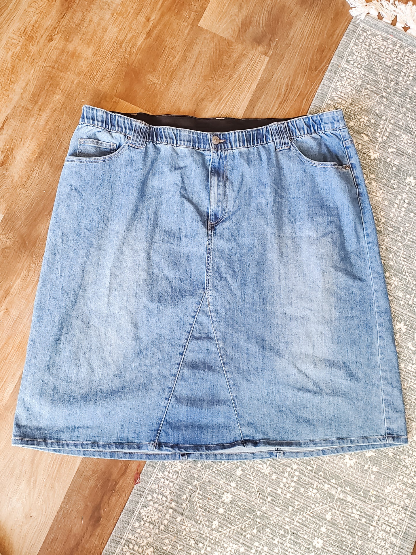 Denim Skirt 3X