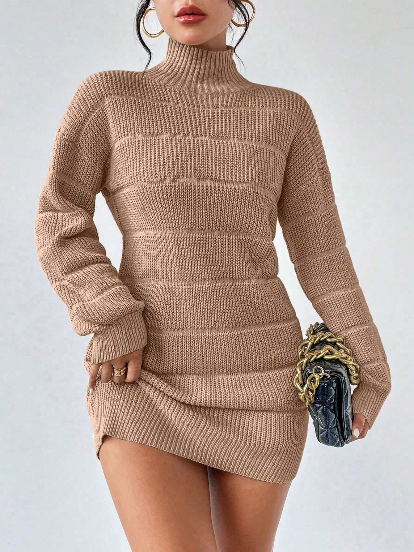 Brown Sweater Tunic M/L
