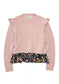 Pink Floral Hem Sweater Youth XL