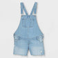 Denim Maternity Shortalls 8