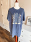 Navy Book Tee XL