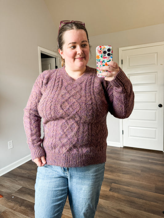 Purple Sweater