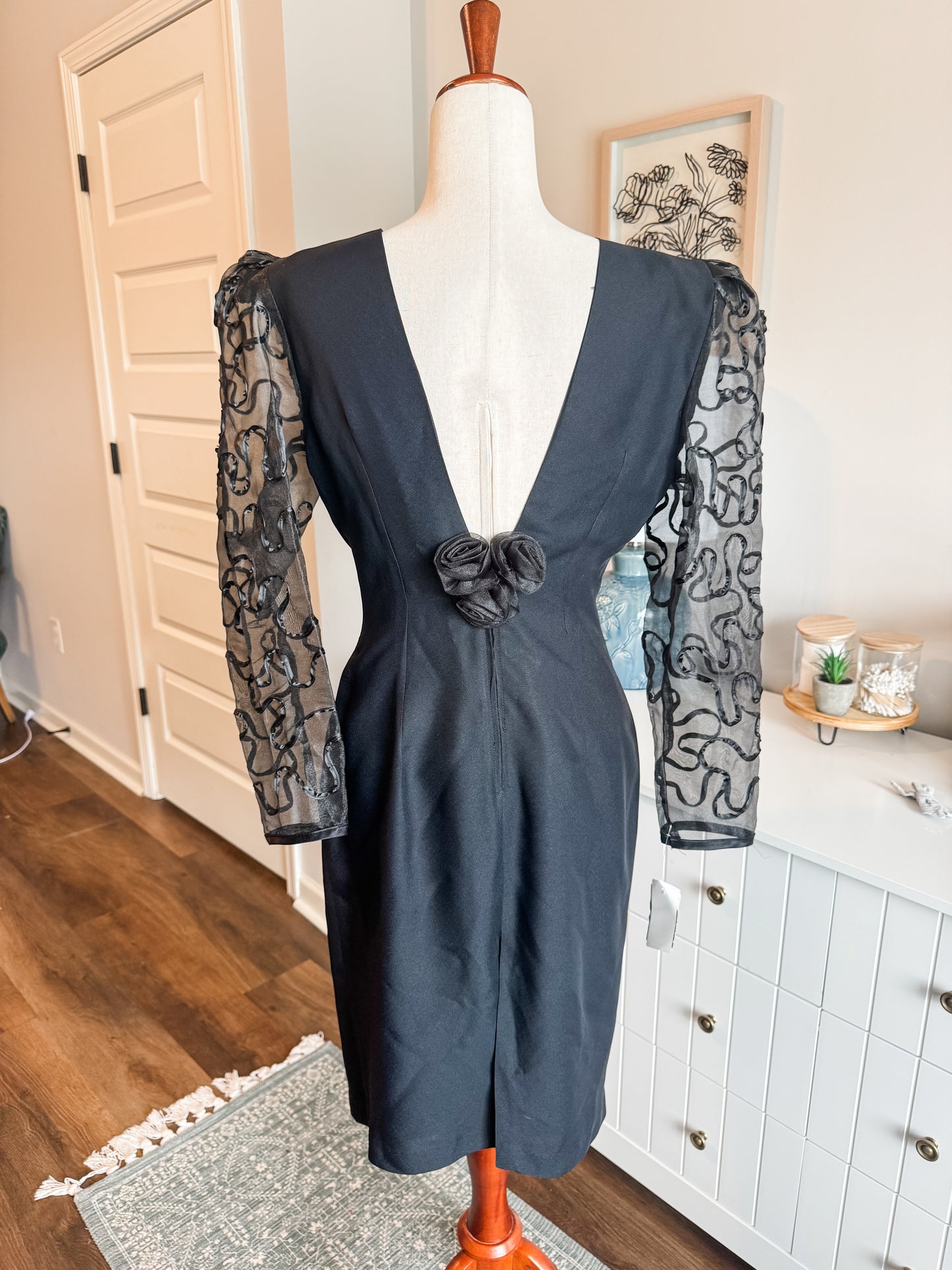 Black Vintage Dress 8