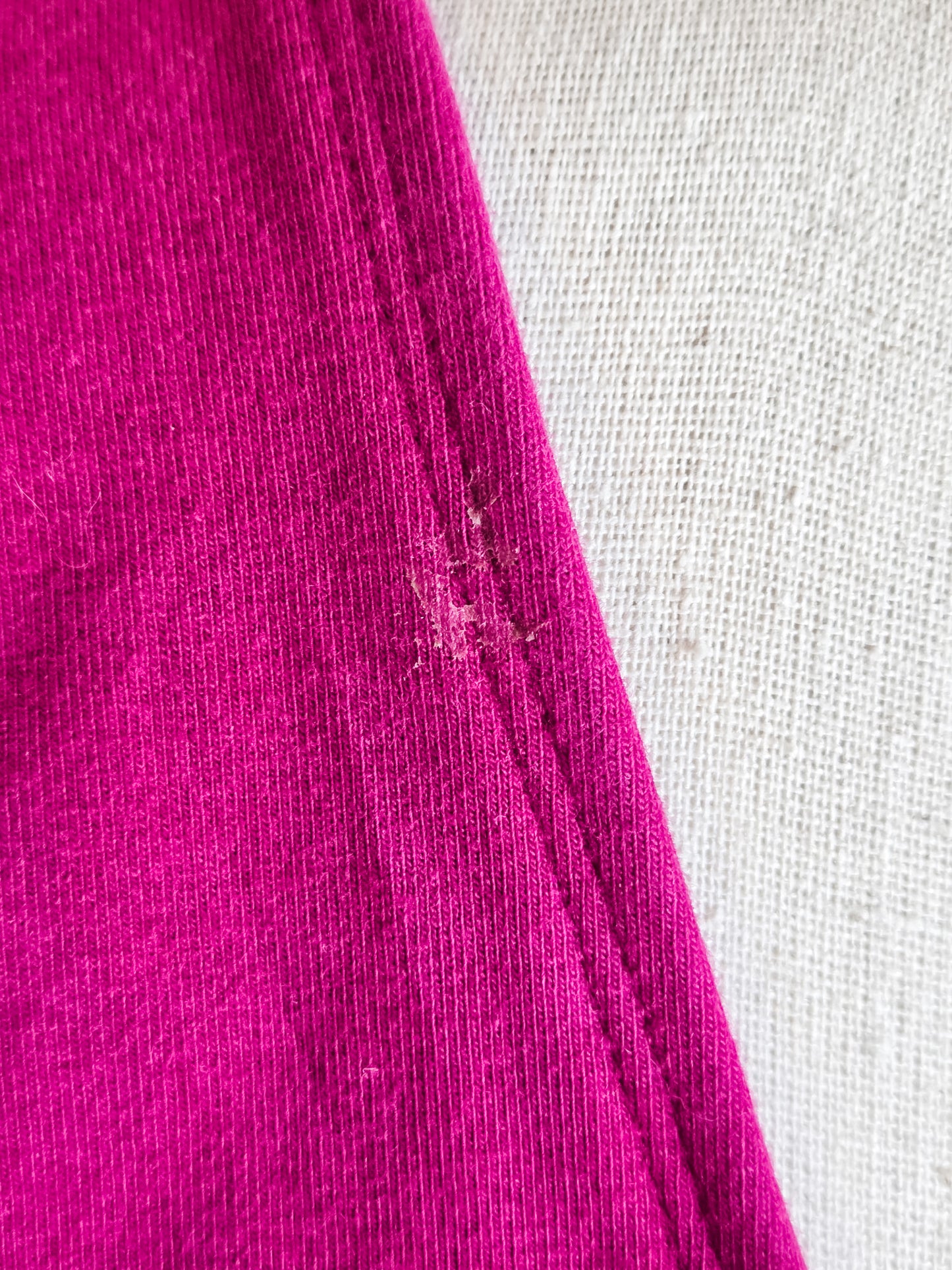 Magenta Peplum Top S
