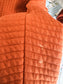 Orange Quilted Pullover M/L