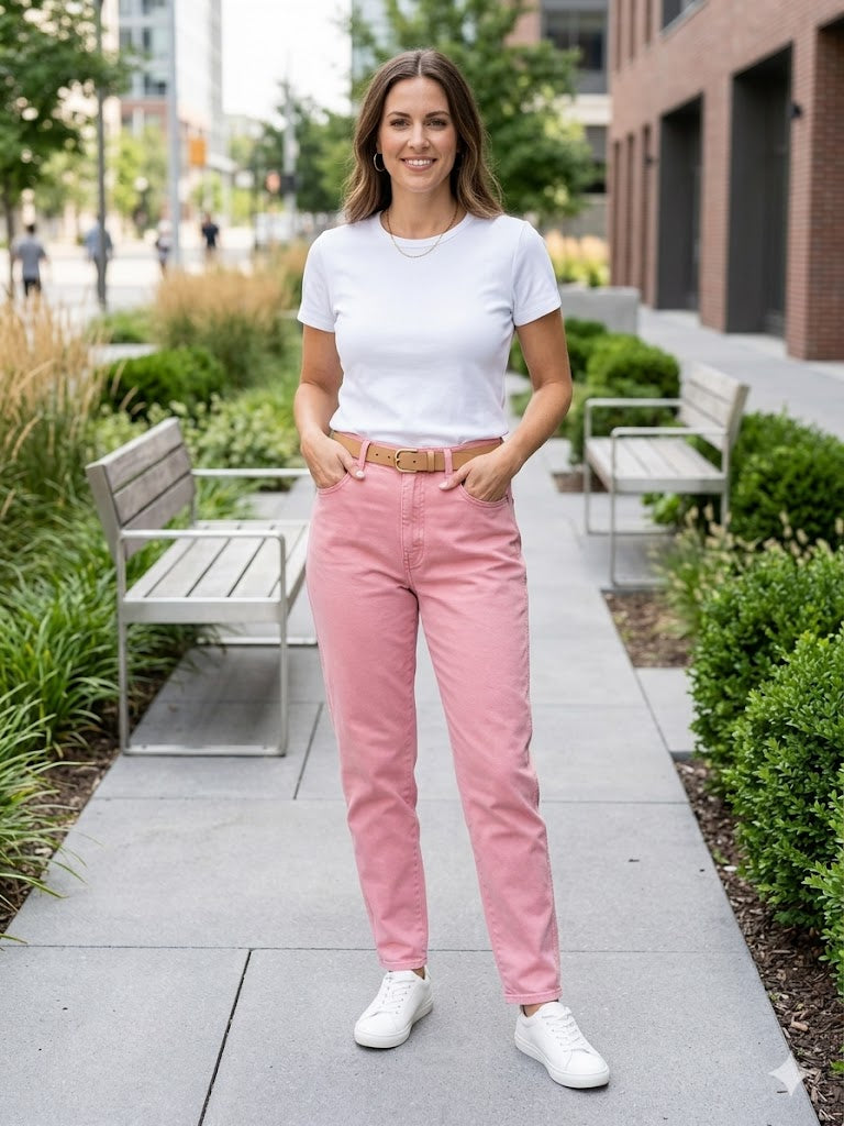 Pink Cotton Pants 8