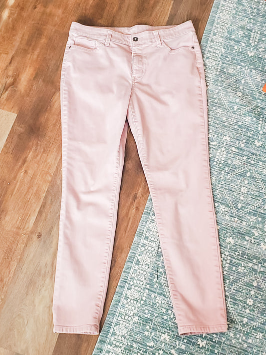 Mauve Skinny Pants 12