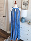 Blue Print Dress XL