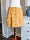 Mustard Cotton Skirt M