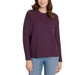 Purple Ribbed Sweater L