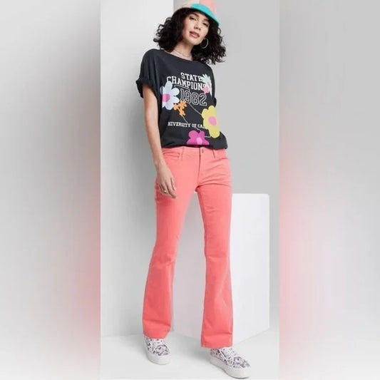 Peach Corduroy Pants 8
