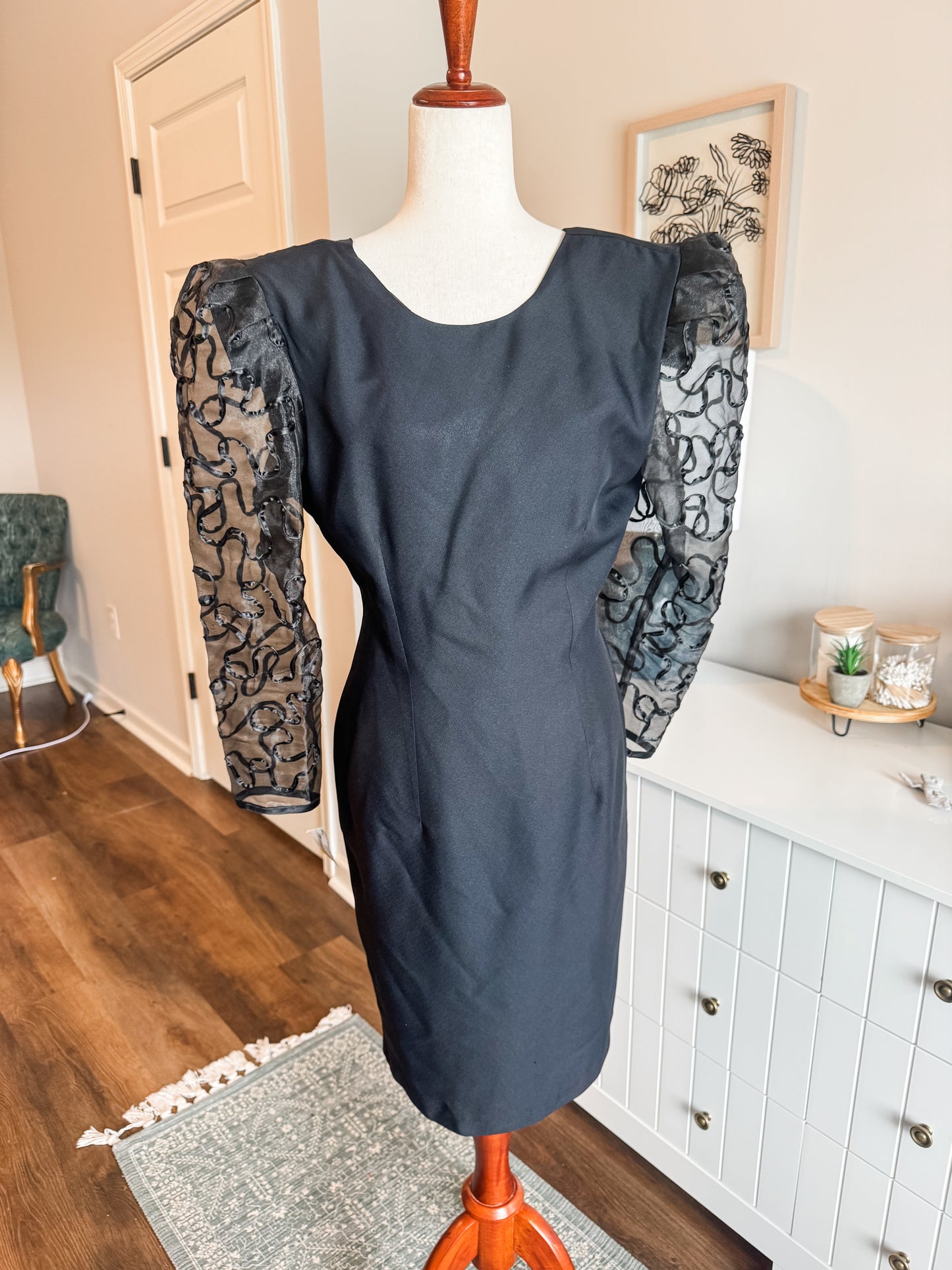 Black Vintage Dress 8