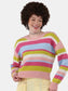 Striped Cropped Sweater M
