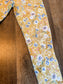 Yellow Floral Leggings Youth 8