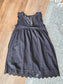 Black Eyelet Romper Dress M