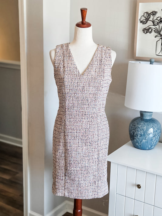 Tan Tweed Dress 4