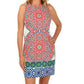 Multi Color Cotton Dress 22W