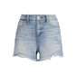 Distressed Denim Shorts 8