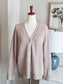 Tan Fuzzy Cardigan M