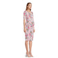 Pink Floral Maternity Dress L