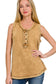 NEW Camel Cotton Tank M