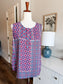 Pink Blue Print Tank M