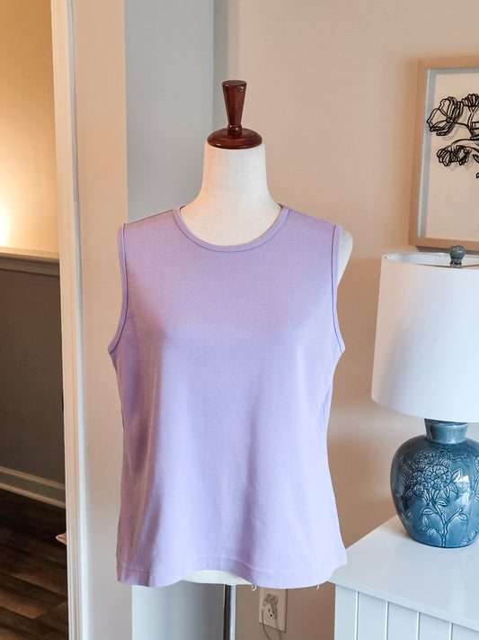 Purple Cotton Tank M