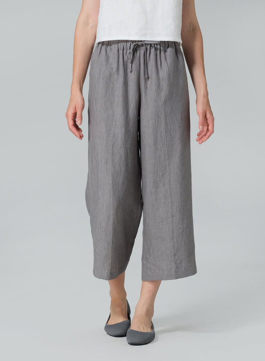 Gray Cropped Pants XL